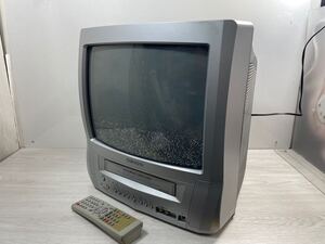 ORION オリオン　テレビデオ オリオン 14VR6 14型テレビ 2004年製　アナログチューナー ブラウン管テレビ　ビデオ内蔵型テレビ　リモコン