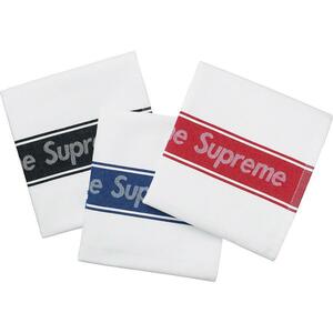 Supreme 19SS Week1 Dish Towels (Set of 3) Multicolor オンライン購入 国内正規 納品書,タグ付 シュプリーム 3色セット ディッシュタオル