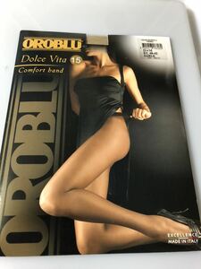 【送料無料】 OROBLU dolce vita 15 comfort band 15デニール オロブル パンスト パンティストッキング M EU 40-42 SABLE