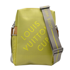 ルイ ヴィトン LOUIS VUITTON ショルダーバッグ LVカップ ダミエジェアン ウェザリー ナイロンキャンバス ライムグリーン z3079