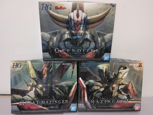 １円スタート！　送料無料！ バンダイ プラモデル HG グレンダイザー マジンガーZ　グレートマジンガー ３個セット 未組立 インフィニティ