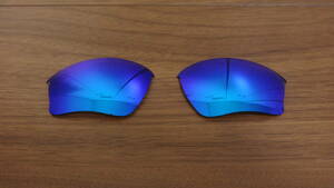 処分価格！オークリー ハーフジャケット 1.0 XLJ用 カスタム偏光レンズ ICE BLUE Color Polarized 新品 Half Jacket 1.0 XLJ