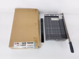 sa/ OPEN スチール裁断機 PAPER TRIMMER SA-5 外箱付き　/DY-2304