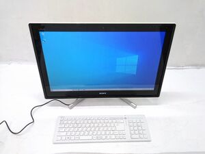 ♪Windows 10 Home Sony PCG-21511N Core i7-2630QM 2.00GHz 4GB 1TB 24インチ BD 0109-16L 〒@140♪