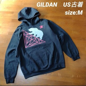 ☆送料無料☆ GILDAN US古着 パーカー スウェット Men