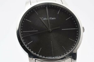 カルバンクライン K2G 2G1 ラウンド シルバー クォーツ メンズ 腕時計 Calvin Klein