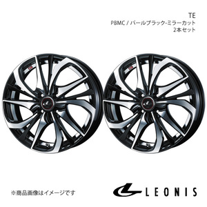 LEONIS/TE シャトル GK8/GK9/GP7/GP8 アルミホイール2本セット【15×5.5J 4-100 INSET50 PBMC】0038744×2