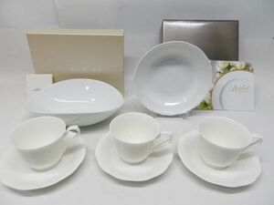 21●a153☆中古美品　訳あり　ノリタケ　食器まとめ　ボウル2種　カップ＆ソーサー：3客　8点まとめ　食器　Noritake　現状