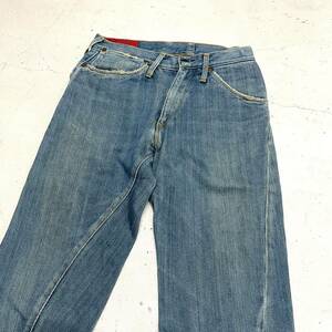 Levi’s RED 立体裁断 デニム パンツ W28 初期モデル イタリア製 リーバイス ヨーロッパ 古着 ブーツカット レッド 当時物