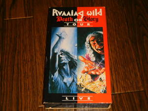 廃盤 レア RUNNING WILD / DEATH OR GLORY TOUR - LIVE 未DVD化 ジャーマンメタル 