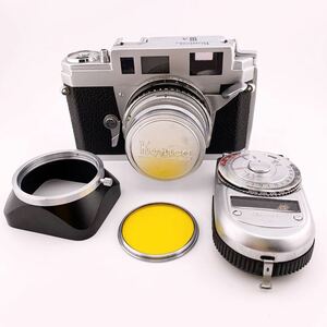 ●ジャンク品● Konica IIIA コニカ フィルムカメラ Hexanon 1:1.8 f=50mm レンズ SEKONIC オートリーダー 【S81442-798】