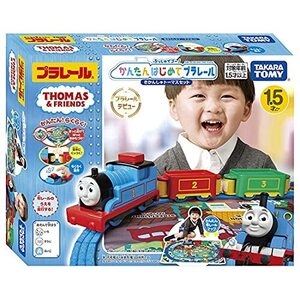 タカラトミー 『 プラレール トーマス ぷっしゅでゴー かんたんはじめてプラレール きかんしゃトーマスセット 』 電車