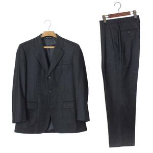 06【極美品】ブルックスブラザーズ スーツ YA-7 A-6 メンズ 38REG 32W ★未使用に近い★ L ダークグレー tqe BrooksBrothers 秋冬