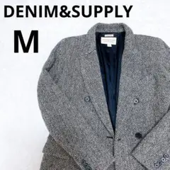 ラルフローレンDENIM&SUPPLY ロングコート　ヘリンボーン　レディース