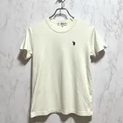 美品✨ U.S. POLO ASSN. 【L】 半袖Tシャツ 白 ワンポイント