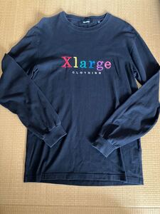 XLARGE★長袖TシャツM★黒★難あり