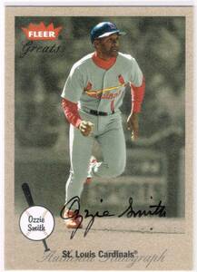 MLB 2002 Fleer Greats of the Game Autograph Ozzie Smith Auto 直筆サイン オジー・スミス