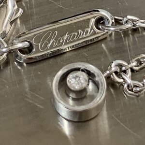 CHOPARD ショパール ネックレス ハッピーダイヤモンド K18WG(750) 1Pダイヤ IW411BA02CHP60