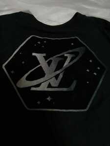 ヴァージル最高傑作 ルイヴィトン 立体3Dグラディエントギャラクシージャイアントモノグラムブラック半袖Tシャツ スターモノグラムシャツ