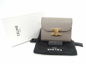 CELINE セリーヌ スモール フラップ ウォレット SMALL FLAP WALLET 三つ折り コンパクト 財布 ∠UP4548