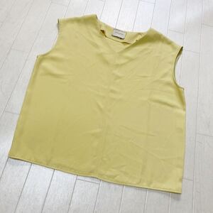 3948☆ UNITED ARROWS ユナイテッドアローズ トップス ノースリーブブラウス カジュアル レディース イエロー