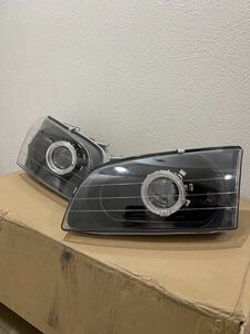 スターレット STARLET EP91 Glanza V 新品 ヘッドライト toyota trd granzas glanzav 左右 未使用 jdm ep92 91スターレット イカリング