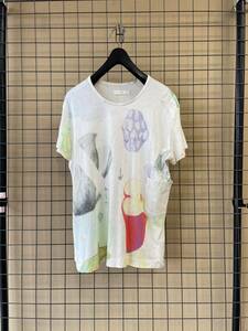 【ohta/オオタ】Print Pocket T-Shirt sizeS MADE IN JAPAN プリント ポケット Tシャツ TEE レディース カットソー 薄手