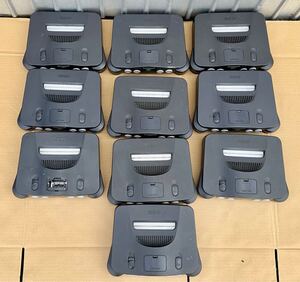 Nintendo 64 10台 まとめ売り 動作未確認 ジャンク ニンテンドー64 任天堂 ロクヨン 本体 NINTENDO