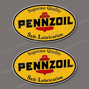 ☆即納☆　PENNZOIL supreme ペンゾイル　ステッカー　デカール　並行輸入