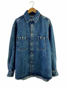 HED MAYNER◆23AW/DENIM OVERSHIRT/長袖シャツ/XS/デニム/IDG/HMMX67015A