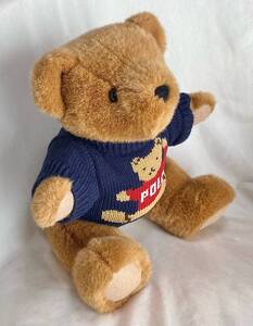 90s RALPH LAUREN ラルフ ローレン　ポロ ベア ぬいぐるみ セーター　テディベア くま　ビンテージ 