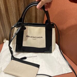 BALENCIAGA バレンシアガ ネイビーカバスXS 2way ショルダーバッグ トートバッグ ハンドバッグ ブランド おしゃれ ファッション