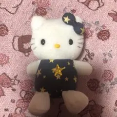 訳あり非売品★キティ GOLDスターぬいぐるみ★15cm