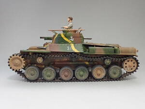 【完成品】Platz(プラッツ)(ドラゴン)　WW.II 日本陸軍 九七式中戦車(チハ) 前期型 フィギュア付き (プラモデル)