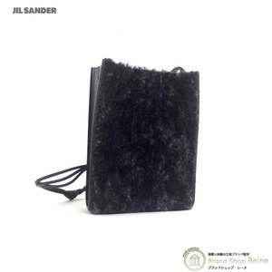 ジルサンダー （JIL SANDER） TANGLE タングル スモール シアリング ショルダー バッグ JSWT853173 ブラック×グリーン（未使用品）中古