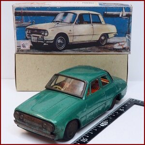 旭玩具【イスズ ベレット ISUZU Bellett 緑グリーン】ブリキ tin toy car ミニチュア自動車ミニカー■ATCアサヒ玩具【箱はコピー】0055