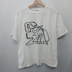 ◇ ⊂Φ BASERANGE ベースレンジ FOX PRINT TEE 半袖 Tシャツ サイズS ホワイト レディース E