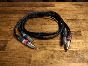 ☆マルチョウエンジニアリング　Ladder-type audio cable　LTC4-P　RCA-RCA　1.0m pair　国産　その①