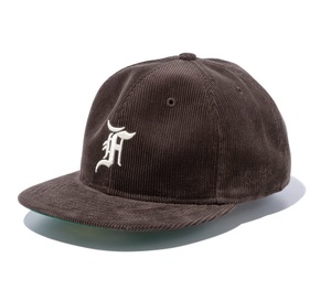 未使用【FOG ESSENTIALS】エッセンシャルズ×ニューエラ コーデュロイキャップ NEWERA 茶 新古