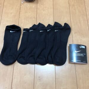 ☆ナイキ NIKE 3Pソックス　25〜27cm ブラック