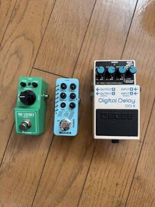 BOSS DD-6,Ibanez TUBE SCREAMER MINI,MOOER E7 3点セット　送料込み　オマケ付き