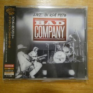 4997184131865;【2CD】バッド・カンパニー / ライヴ・イン・USA1976