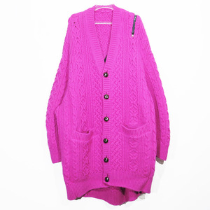 TAKAHIRO MIYASHITA The Soloist. タカヒロ ミヤシタ ザ ソロイスト DOUBLE ZIP BALLOON SHAPED ARAN PATTERN CARDIGAN カーディガン Octk