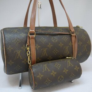 USED品・保管品 Louis Vuitton ルイヴィトン M51385 パピヨン30 旧型 ハンドバッグ モノグラム TH0972 ゴールド金具 ポーチ付き 現状品