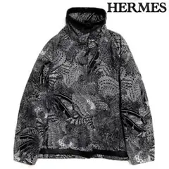 【希少、美品！✨】エルメス HERMES ジャケット レザー ベルト 総柄