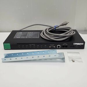 @T0584 UPSソリューションズ UPSS-RDBox NetworkPowerManager 100v 15A TypeB Model:UPSS-RD8Box515R15A2 ラックマウント金具・説明書付属