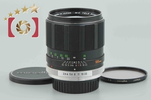 【中古】MINOLTA ミノルタ MC TELE ROKKOR-PF 100mm f/2.5