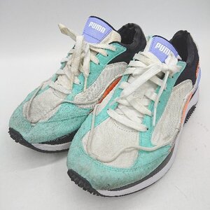 ◇ Θ PUMA プーマ スニーカー サイズ25 ライトブルー系 メンズ E