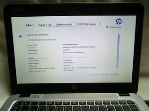 【ジャンク】HP EliteBook 820 G3 (キーボード不調) Intel Core i5-6200U/メモリ4GB/12.5型 WXGA(1366×768)/管理番号:NPC2410-300