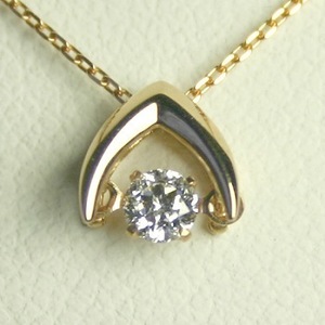 ダンシングストーン ダイヤモンド ネックレス 1.0ct 鑑定書付 1.006ct Eカラー SI1クラス VGカット CGL